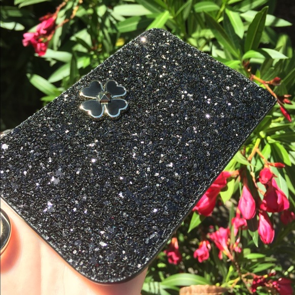 NWT Kate Spade Odette Glitter L-Zip Card Holder - Picture 2 of 11